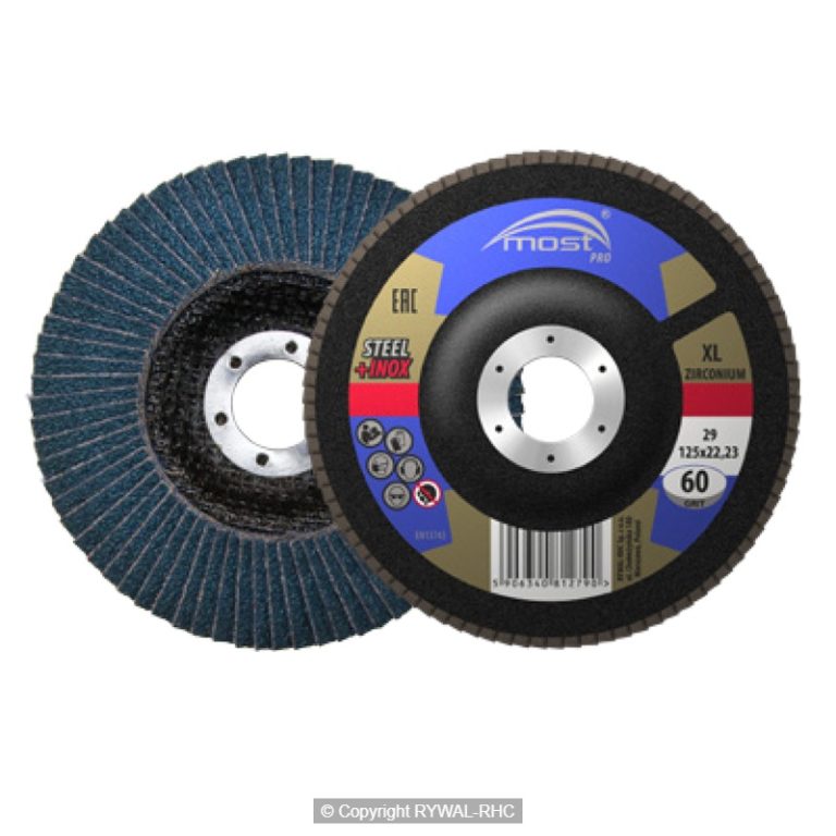 Disc lamelar 29 MOST PRO ZIRCONIUM XL 125×22 Gr.80 – weldingtools.ro